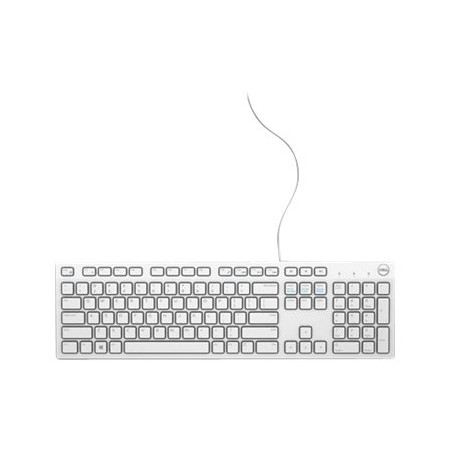 Dell | KB216 | Multimedia | Wired | EN | White | USB