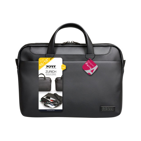 PORT DESIGNS | Zurich | Fits up to size 15.6 " | Messenger - Briefcase | Black | Shoulder strap