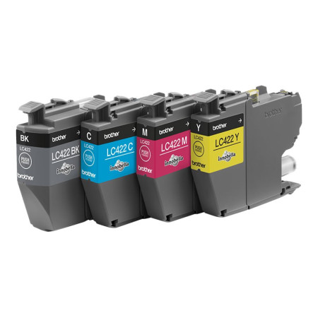 Brother LC422VAL | Ink Cartridge | Black, Cyan, Magenta, Yellow