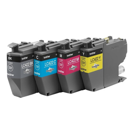 Brother LC422VAL | Ink Cartridge | Black, Cyan, Magenta, Yellow