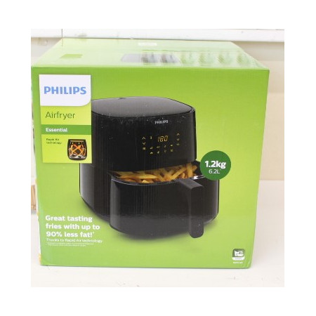 SALE OUT. | Philips Air Fryer XL | HD9270/90 Essential | Power 2000 W | Capacity 6.2 L | Black | DAMAGED PACKAGING