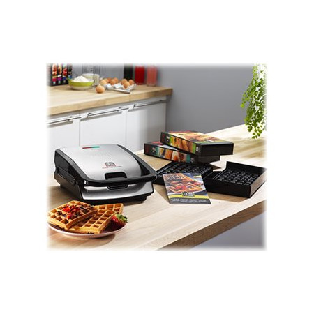 TEFAL | SW852D12 | Sandwich Maker | 700 W | Number of plates 2 | Number of pastry 2 | Stainless steel