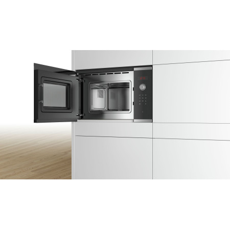 Bosch | Microwave Oven | BFL523MS0 | Built-in | 20 L | 800 W | Stainless steel/Black