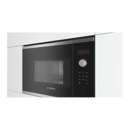 Bosch | Microwave Oven | BFL523MS0 | Built-in | 20 L | 800 W | Stainless steel/Black