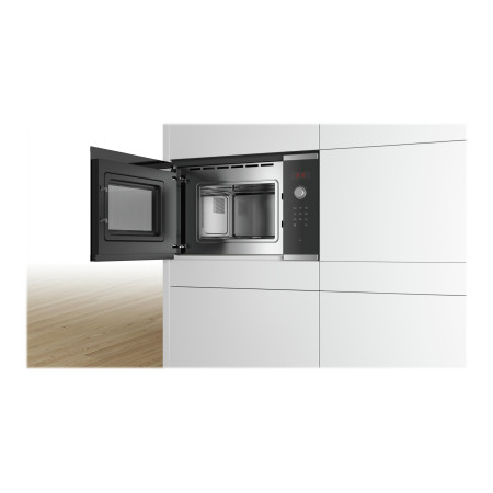 Bosch | Microwave Oven | BFL523MS0 | Built-in | 20 L | 800 W | Stainless steel/Black