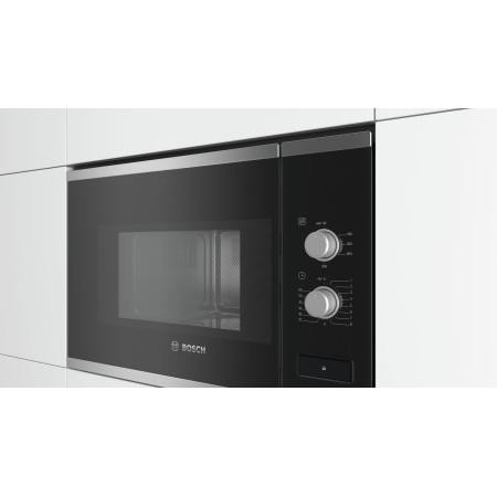 Bosch | Microwave Oven | BFL520MS0 | Built-in | 20 L | 800 W | Stainless steel/Black