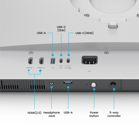 Benq MA270U | 27 " | IPS | 16:9 | 60 Hz | 5 ms | 3840 x 2160 pixels | 400 cd/m | HDMI ports quantity 2