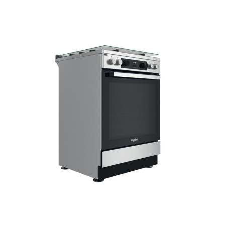 Whirlpool Cooker | WS68G8CHX/E/1 | Hob type Gas | Oven type Electric | Stainless Steel | Width 60 cm | Digital | Depth 60 cm | 7