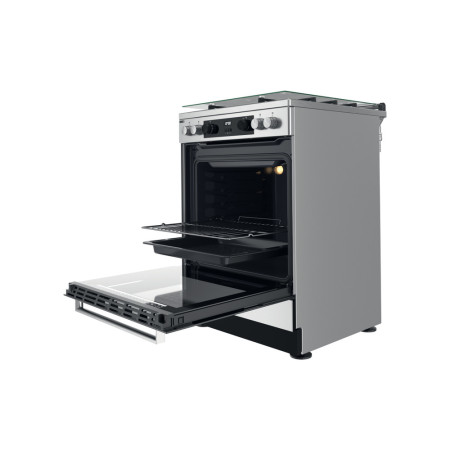 Whirlpool Cooker | WS68G8CHX/E/1 | Hob type Gas | Oven type Electric | Stainless Steel | Width 60 cm | Digital | Depth 60 cm | 7