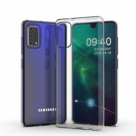 Nake back cover Anti-Bacteria for Samsung Galaxy A41 Transparent