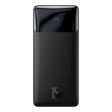 Baseus Bipow powerbank with display 10000mAh 15W (Overseas Edition) Black