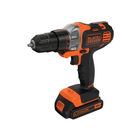 BLACK & DECKER | Cordless Multievo Drill Driver | MT218K-QW | 18 V | 1.5 Ah | Lithium