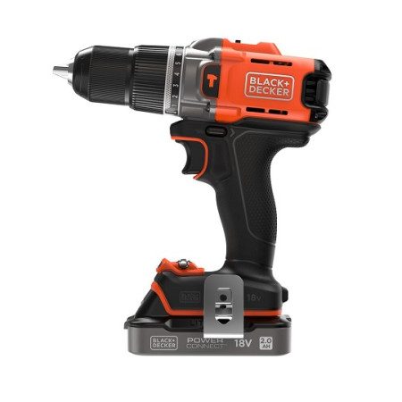 BLACK & DECKER | Cordless Drill Driver | BCD383D1XK-QW | 18 V | 2.0 Ah | Lithium