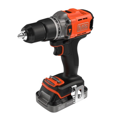 BLACK & DECKER | Cordless Drill Driver | BCD383D1XK-QW | 18 V | 2.0 Ah | Lithium