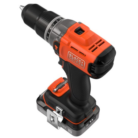 BLACK & DECKER | Cordless Drill Driver | BCD383D1XK-QW | 18 V | 2.0 Ah | Lithium