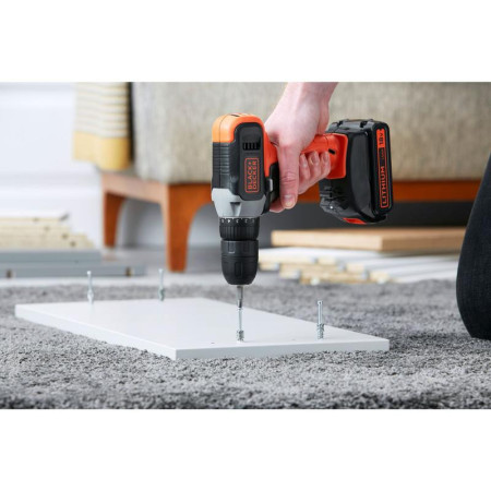 BLACK & DECKER | Cordless Drill Driver | BCD001C1-QW | 18 V | 1.5 Ah | Lithium