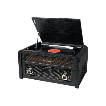 Muse | Turntable micro system | MT-115W | USB port | AUX in | CD player | FM radio | Wireless connection