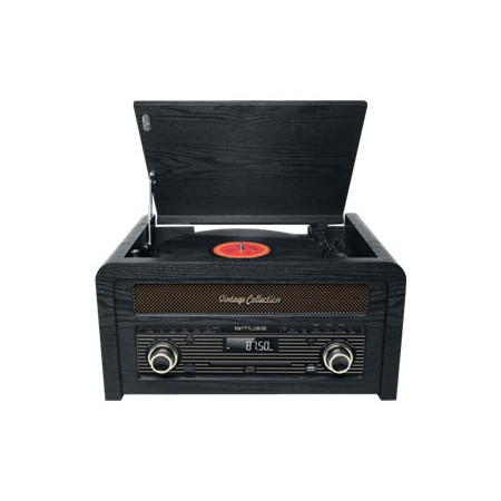 Muse | Turntable micro system | MT-115W | USB port | AUX in | CD player | FM radio | Wireless connection