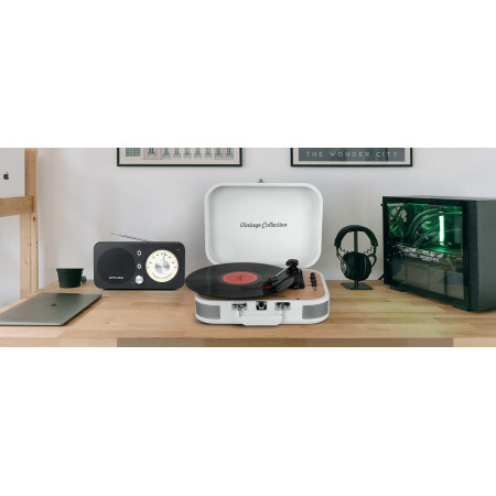 Muse | Turntable Stereo System | MT-201WW | Turntable Stereo System | USB port | AUX in