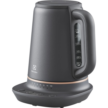 Electrolux Kettle Explore 7 E7K1-6BP With electronic control 2400 W 1.7 L Plastic 360 rotational base Black